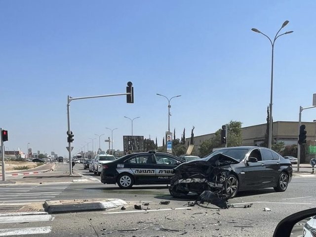 זירת תאונת הדרכים