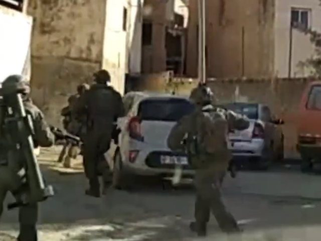 פעילות המסתערבים בשכם. צילום: דוברות המשטרה