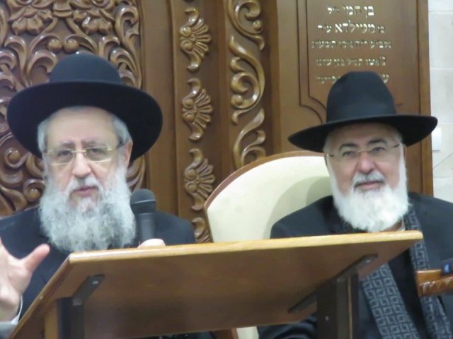 הגרד יוסף והרב דהן בשיעור. א' מיכאלי