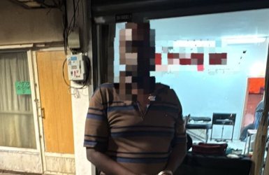 החשוד. צילום: דוברות המשטרה