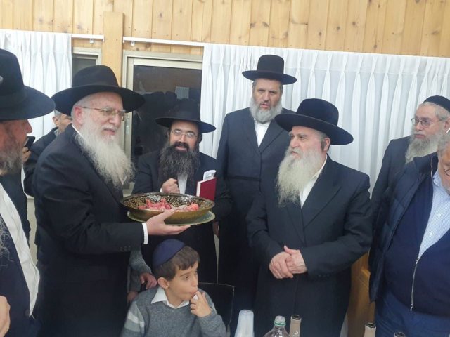 מעמד פדיון פטר חמור הרב רפאל אבוחצירא. א' מיכאלי