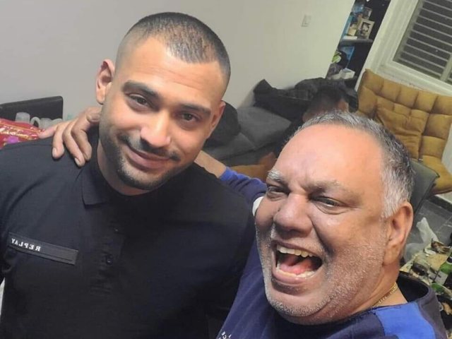 סיילאס שי ז"ל ובנו אביעד הי"ד