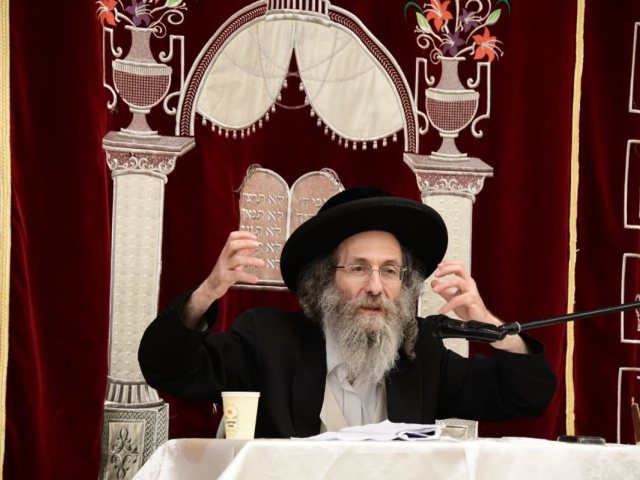 רבי אלימלך בידרמן בכנס הכנה לרה. יוסי לוי