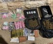 אקדחים, תחמושת וסמים מסוגים שונים נתפסו בדירה בירושלים 