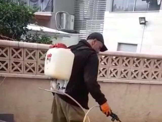 ריסוס רובע ח'. מינהלת רובע ח'