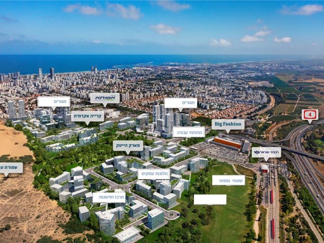 הדמיית פארק ההייטק באשדוד