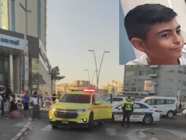 זירת התאונה בה נהרג מאור יוסף ז"ל