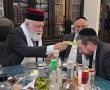 רבה החדש של באר שבע הגר"א דרעי השתתף בחגיגות המימונה כרב העיר (וידאו)