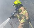 צוותי כיבוי הוזנקו לטיפול בשריפת מבנה באשדוד