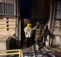 זירת השריפה. צילום: תיעוד מבצעי כב״ה 