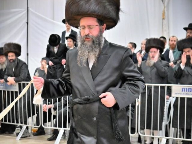 האדמור מטאלנא בחתונה. יהושע פרוכטר
